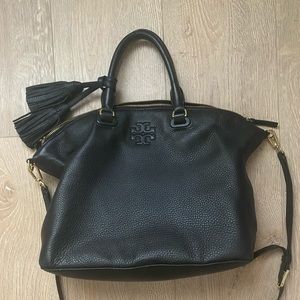 Tory Burch Black Leather Satchel